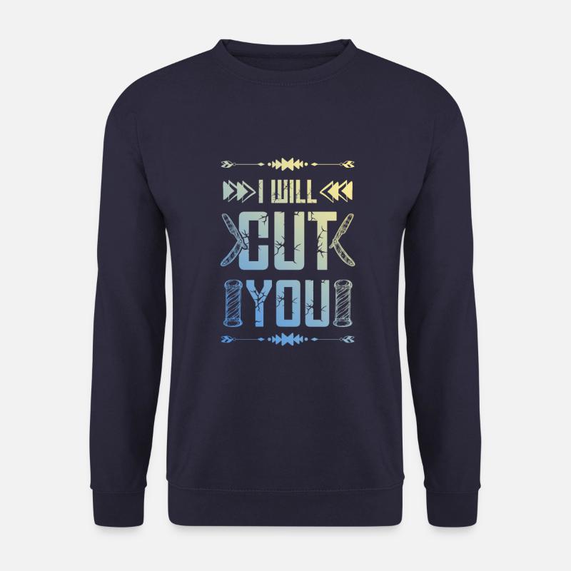 Coiffeur de barbier - Sweat-shirt Unisexe - marine