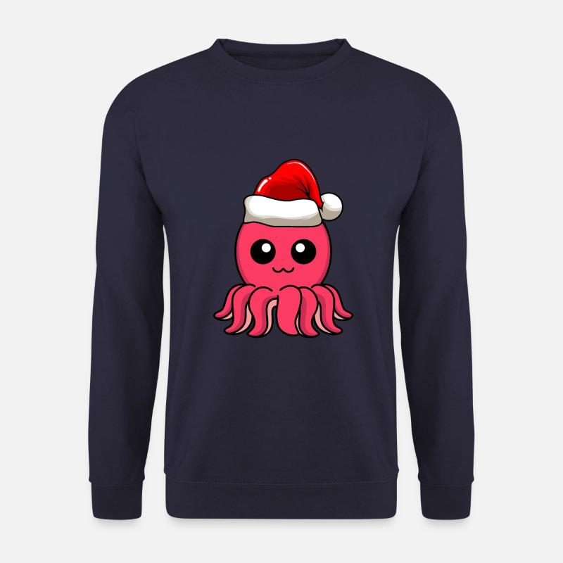 Octopus Comic Christmas - Unisex Sweatshirt - navy