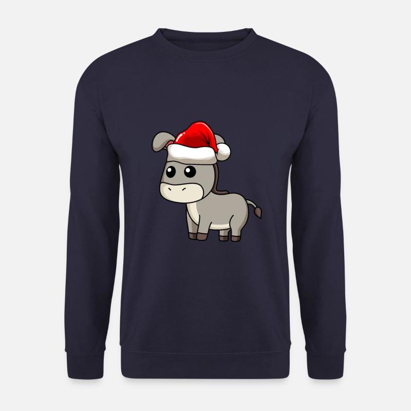 Donkey Comic Christmas - Unisex Sweatshirt - navy