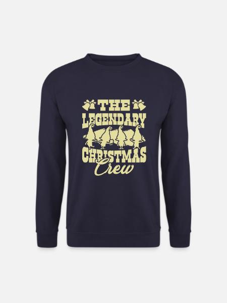 Legendary Christmas Crew - Unisex Pullover - Navy
