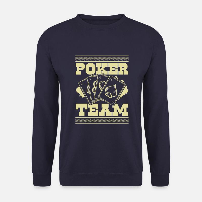 Poker Team - Unisex Sweatshirt - navy