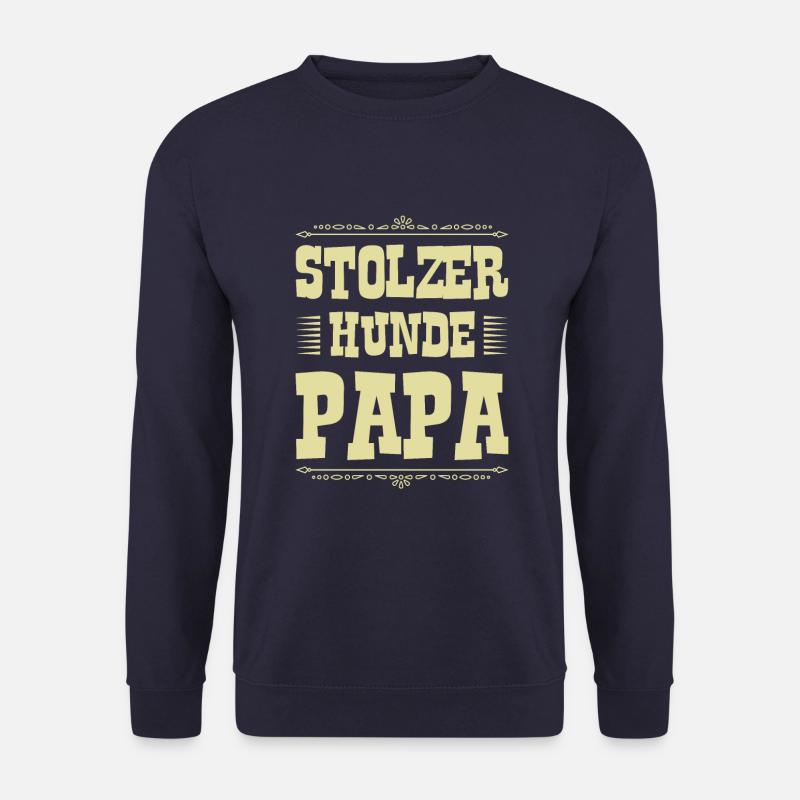 Stolzer Hunde papa - Unisex Pullover - Navy