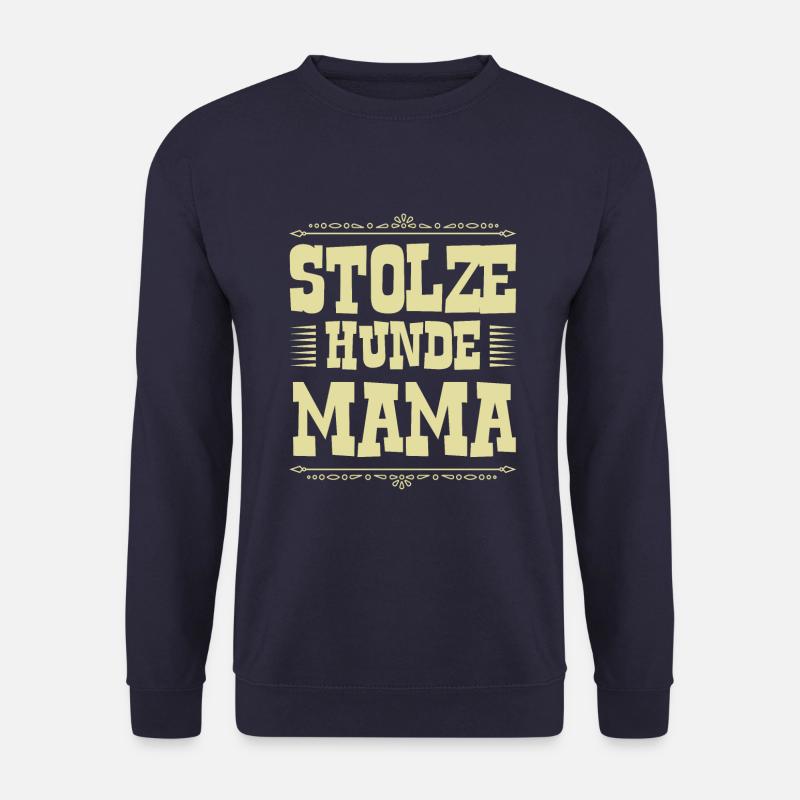 Stolze Hunde mama - Unisex Pullover - Navy