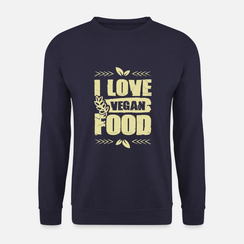 I Love Vegan - Unisex Pullover - Navy
