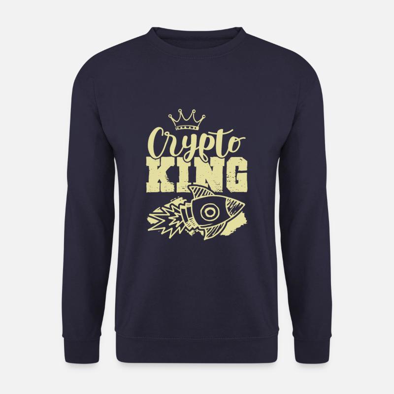 Crypto King - Unisex Pullover - Navy