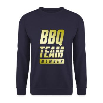 Équipe Bbq - Sweat-shirt Unisexe - marine - Devant - Alina (178cm) & Michal (187cm)