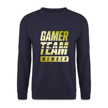 Équipe de joueurs - Sweat-shirt Unisexe - marine - Devant - Alina (178cm) & Michal (187cm)
