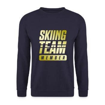 Équipe de ski - Sweat-shirt Unisexe - marine - Devant - Alina (178cm) & Michal (187cm)