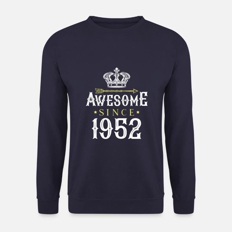 1952 awesome since - Unisex Pullover - Navy
