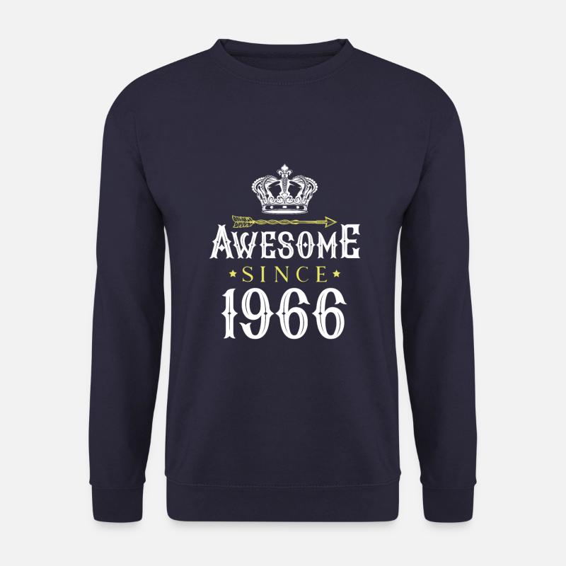 1966 awesome since - Unisex Sweatshirt - navy