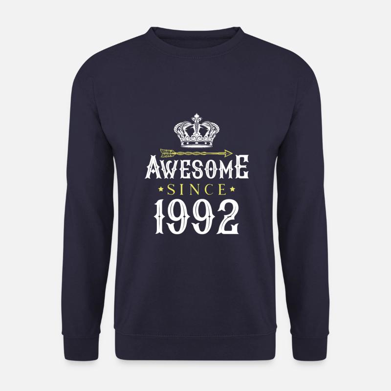 1992 awesome since - Unisex Sweatshirt - navy