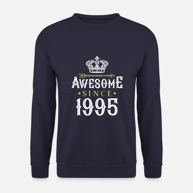 1995 awesome since - Unisex Sweatshirt - navy
