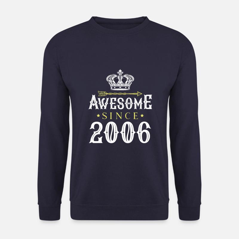 2006 awesome since - Unisex Sweatshirt - navy