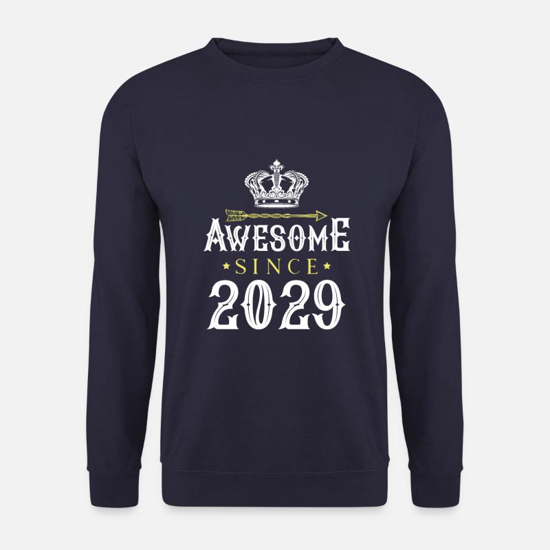 2029 awesome since - Unisex Pullover - Navy