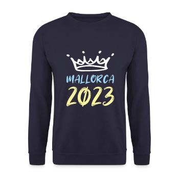 Majorque 2023 - Sweat-shirt Unisexe - marine - Devant - Alina (178cm) & Michal (187cm)