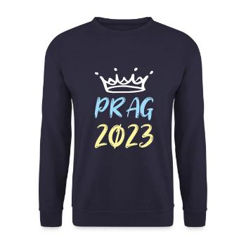 Prag 2023 - Unisex Pullover - Navy - Vorne - Alina (178cm) & Michal (187cm)