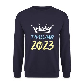 Thailand 2023 - Unisex Pullover - Navy - Vorne - Alina (178cm) & Michal (187cm)
