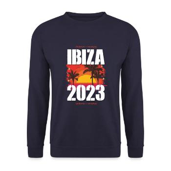 Ibiza 2023 - Unisex Pullover - Navy - Vorne - Alina (178cm) & Michal (187cm)
