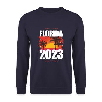 Florida 2023 - Unisex Sweatshirt - navy - Front - Alina (178cm) & Michal (187cm)
