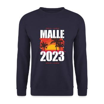 Malle 2023 - Sweat-shirt Unisexe - marine - Devant - Alina (178cm) & Michal (187cm)