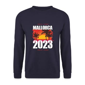 Majorque 2023 - Sweat-shirt Unisexe - marine - Devant - Alina (178cm) & Michal (187cm)