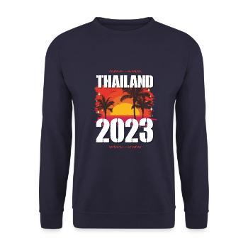 Thailand 2023 - Unisex Pullover - Navy - Vorne - Alina (178cm) & Michal (187cm)