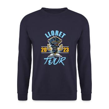 Lloret De Mar 2023 Skeleton - Unisex Sweatshirt - navy - Front - Alina (178cm) & Michal (187cm)
