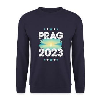 Prague 2023 - Sweat-shirt Unisexe - marine - Devant - Alina (178cm) & Michal (187cm)