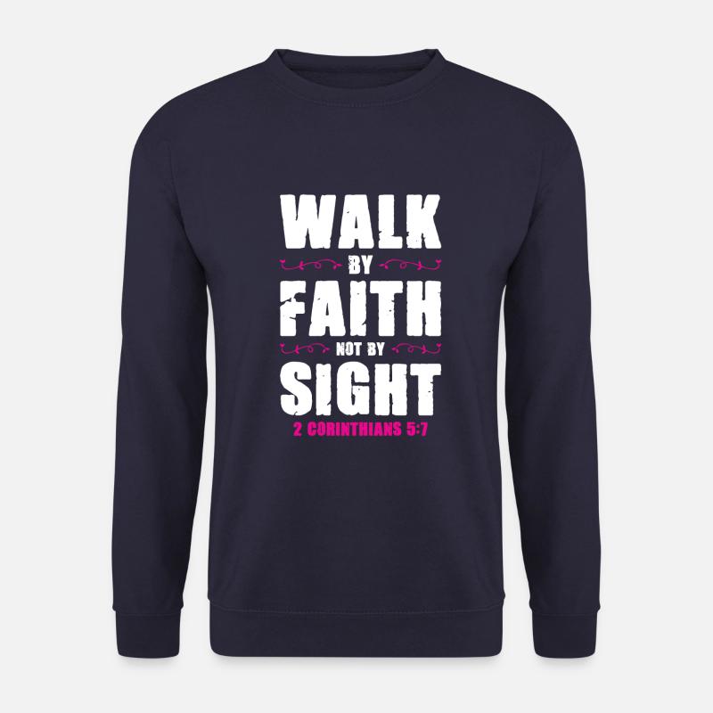 bibel vertrauen - Unisex Pullover - Navy