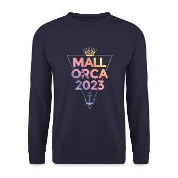 Mallorca 2023 - Unisex Pullover - Navy - Vorne - Alina (178cm) & Michal (187cm)