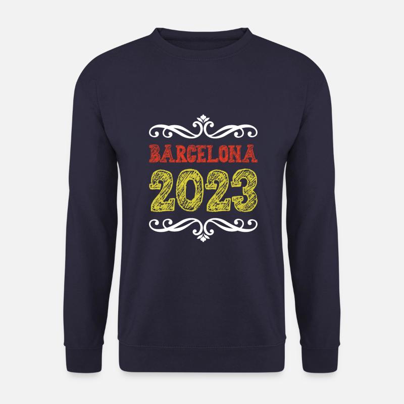 Barcelone 2023 - Sweat-shirt Unisexe - marine