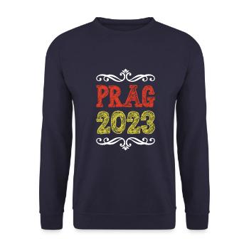 Prague 2023 - Sweat-shirt Unisexe - marine - Devant - Alina (178cm) & Michal (187cm)