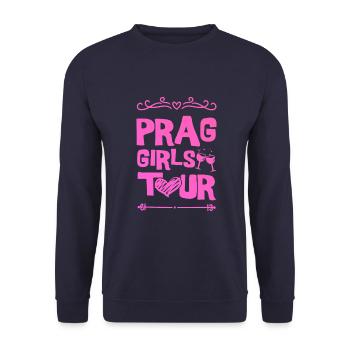 Équipe du Parti de Prague - Sweat-shirt Unisexe - marine - Devant - Alina (178cm) & Michal (187cm)