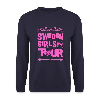 Équipe de Suède - Sweat-shirt Unisexe - marine - Devant - Alina (178cm) & Michal (187cm)