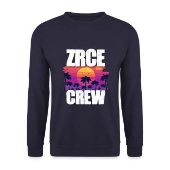Zrce Urlaub - Unisex Pullover - Navy - Vorne - Alina (178cm) & Michal (187cm)