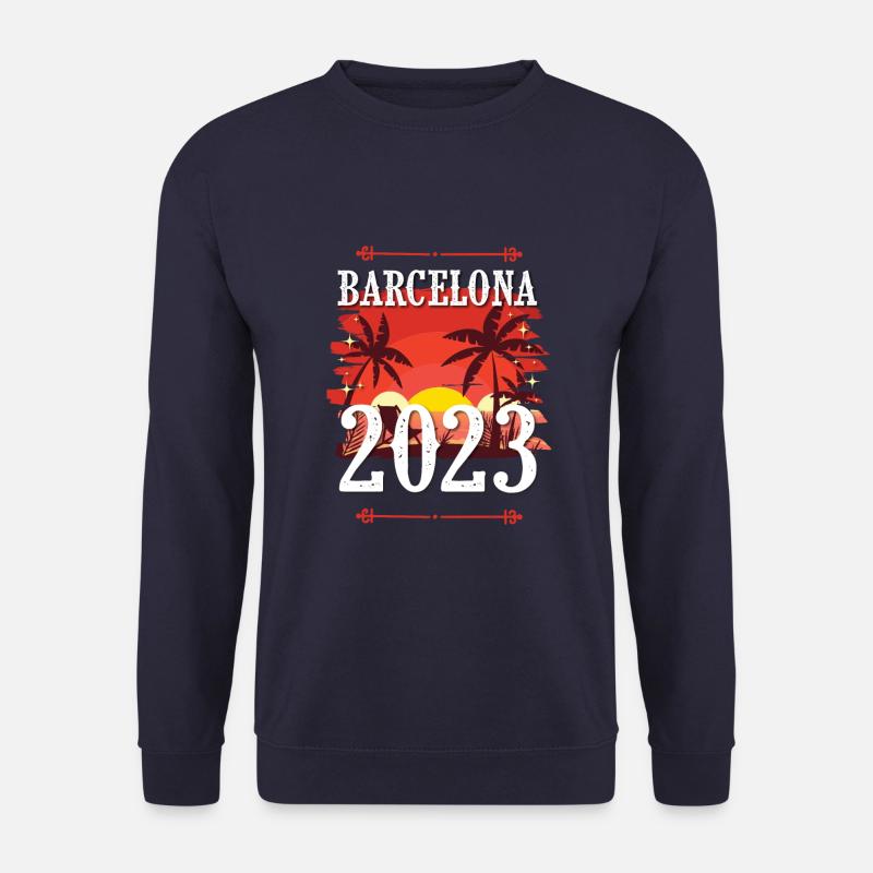Barcelone 2023 - Sweat-shirt Unisexe - marine
