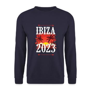 Ibiza 2023 - Unisex Pullover - Navy - Vorne - Alina (178cm) & Michal (187cm)