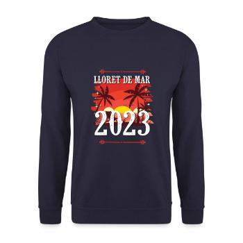 Lloret de Mar 2023 - Sweat-shirt Unisexe - marine - Devant - Alina (178cm) & Michal (187cm)