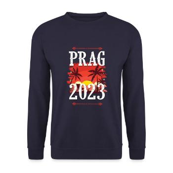 Prague 2023 - Sweat-shirt Unisexe - marine - Devant - Alina (178cm) & Michal (187cm)