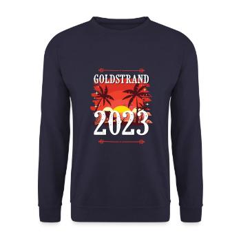 Sables d’Or 2023 - Sweat-shirt Unisexe - marine - Devant - Alina (178cm) & Michal (187cm)