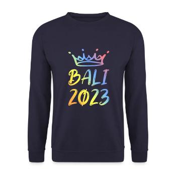 Bali 2023 - Sweat-shirt Unisexe - marine - Devant - Alina (178cm) & Michal (187cm)