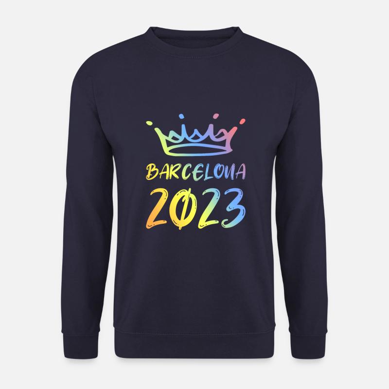 Barcelone 2023 - Sweat-shirt Unisexe - marine