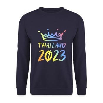 Thailand 2023 - Unisex Pullover - Navy - Vorne - Alina (178cm) & Michal (187cm)