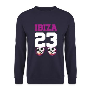 Ibiza 23 Trikot 2023 - Unisex Pullover - Navy - Vorne - Alina (178cm) & Michal (187cm)