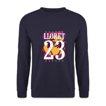 Lloret De Mar 23 Trikot 2023 - Unisex Pullover - Navy - Vorne - Alina (178cm) & Michal (187cm)