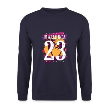 Mallorca 23 Trikot 2023 - Unisex Pullover - Navy - Vorne - Alina (178cm) & Michal (187cm)