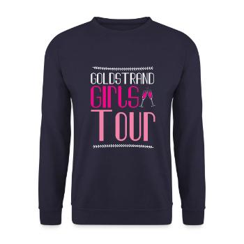 Golden Sands Girls Tour - Sweat-shirt Unisexe - marine - Devant - Alina (178cm) & Michal (187cm)