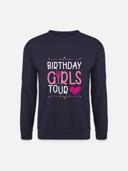 Geburtstag Girls Tour - Unisex Pullover - Navy
