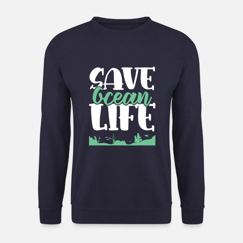 Save the Ocean Life - Unisex Sweatshirt - navy