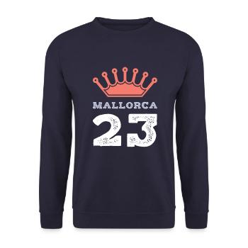 Mallorca 23 Jersey 2023 - Unisex Sweatshirt - navy - Front - Alina (178cm) & Michal (187cm)